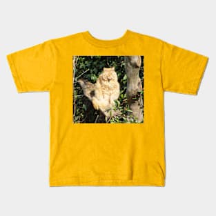 Ginger cat in sunshine Kids T-Shirt